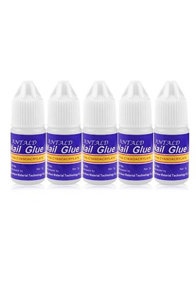 GIRLS CORNER Glue for false nail tips, Set of 5 pieces,