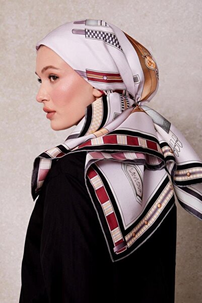 Levidor Eșarfă de mătase Tivil IST 1528 - 3 modele mixte roz pudrat