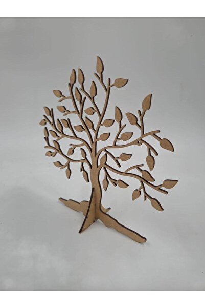 Mu Art Ahşap 10 قطع من سلسلة تصميم الأشجار الخشبية الملونة 8 نشاط فني للمدرسة...