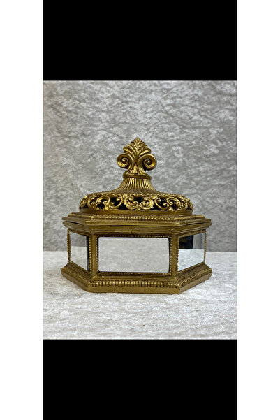 Stor aynalı gold kutu