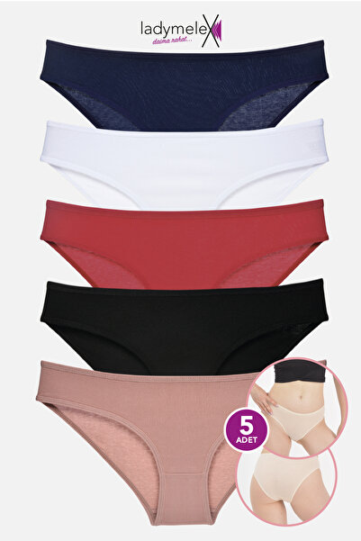 LadyMelex Women's Panties, Mixed Color Panties, Soft Cotton Fabric, Bikini Mo...