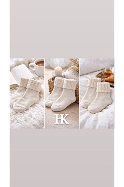 HK SOCKSS 3'lü Kadın Yünlü Çorap