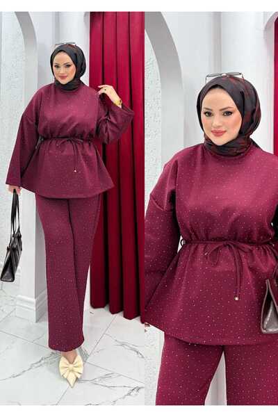 SCUBA Double Set Hijab Bottom Top Set