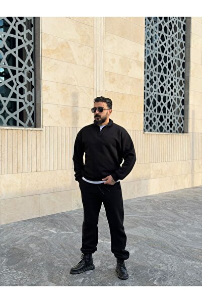 PEERLESS STORE Oversize Three Thread Raised Sweatshirt