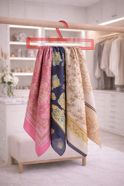 ozzen حامل وشاح أحمر لا ينكسر - حامل للوشاح - حامل وشاح مستطيل الشكل عبوة من ...