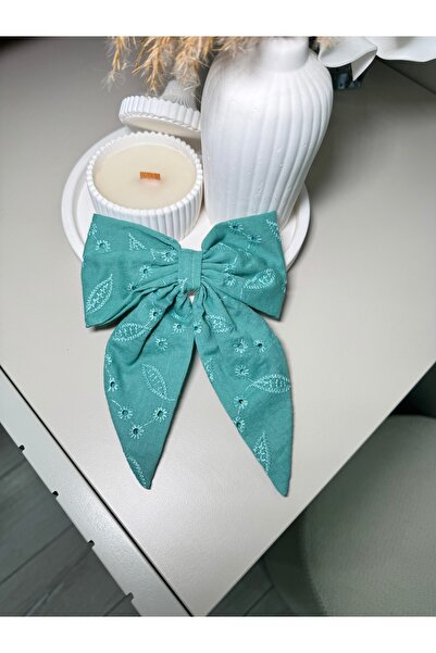 S&P accessories Fiyonk Kurdele model Su Yeşil Otomatik Klipsli Toka