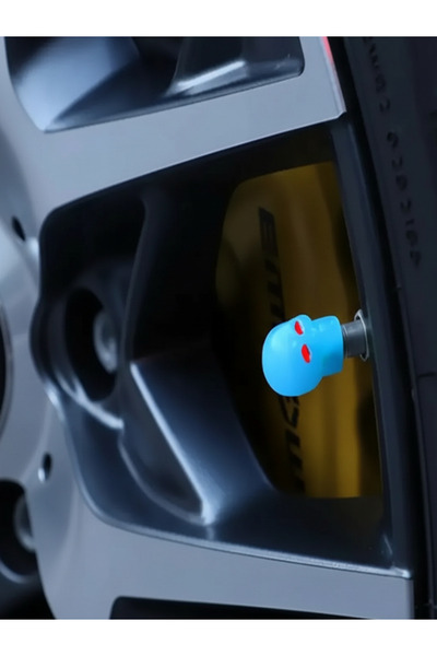 kcr oto Gece Parlayan Fosforlu Kuru Kafa Sibop Kapağı