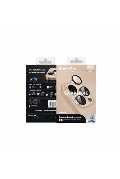 ArmorPro Armor Pro - Camera Protector for iPhone 16 Pro/16 Pro Max - Gray