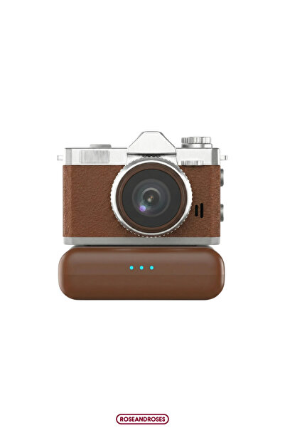 RoseandRoses Powerbank Modüllü ve Filtreli Mini Foto Video Kamera
