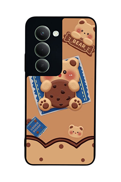 Aksel Kılıf متوافق مع هاتف Xiaomi Redmi 15 5G مطبوع، أسود غير لامع، سيليكون ن...