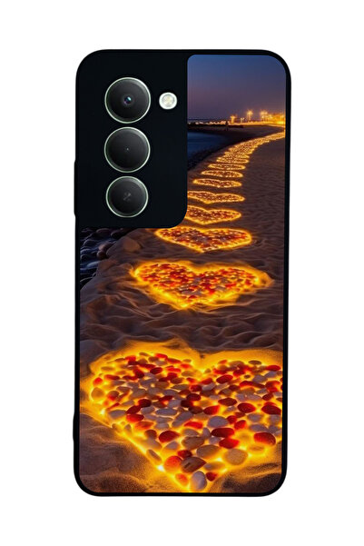 Aksel Kılıf متوافق مع هاتف Xiaomi Redmi 15 5G مطبوع، أسود غير لامع، سيليكون ن...