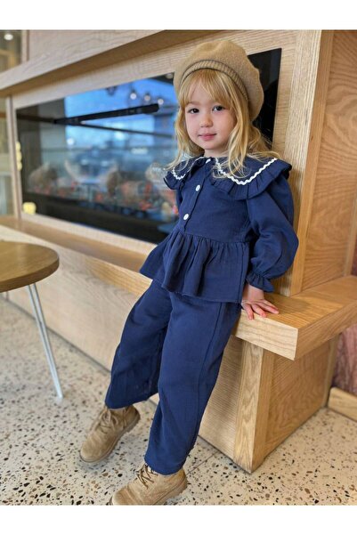 sobekidstore kız çocuk müslin takım pamuk alt üst takım bayramlık