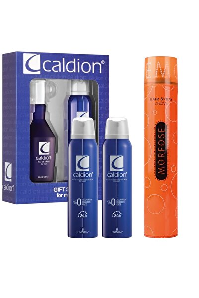 Caldion Classic Erkek Parfüm 100 ml EDT + 3 Adet 150 ml Deodorant + Morfose40...