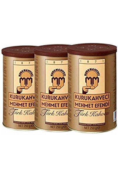 Coffeeway قهوة تركية كوروكاهفيسي محمد أفندي 3 عبوات (3 × 250 جم)