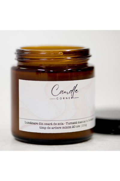 Candle Corner Set de 3 lumânări parfumate din ceară de soia 100%, recipient d...