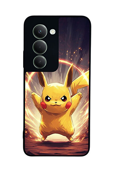 Aksel Kılıf متوافق مع هاتف Xiaomi Redmi 15 5G مطبوع، أسود غير لامع، سيليكون ن...