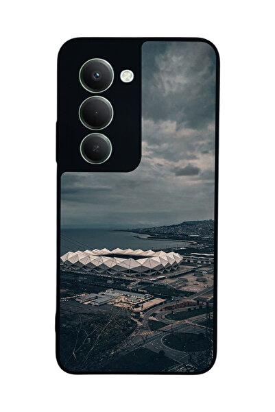 Aksel Kılıf متوافق مع هاتف Xiaomi Redmi 15 5G مطبوع، أسود غير لامع، سيليكون ن...