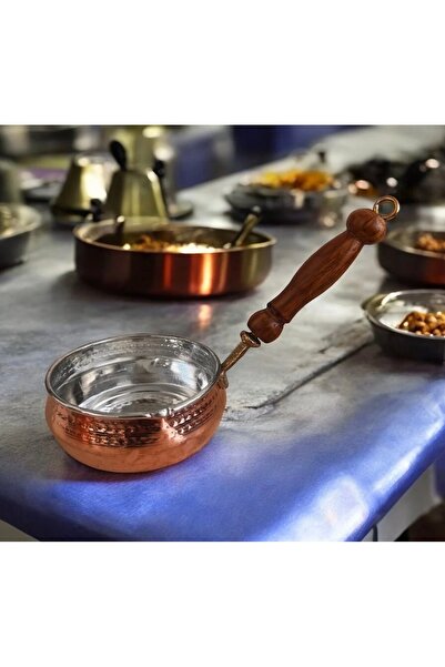 Efe Bakırcılık Bakır sosluk yağ eritme tavası 10cm