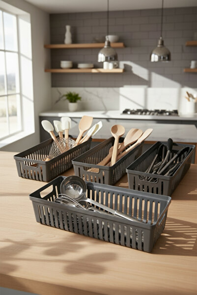 Snippy Nivo - 4-Piece Drawer Cutlery Set Organizer Kitchen Organizer Knife Ho...