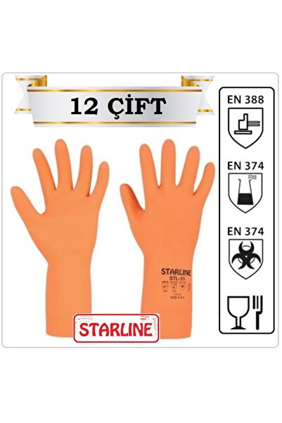 Starline KİMYASAL NİTRİL ELDİVEN (12 ÇİFT) STL-55 (9-9,5 NUMARA)
