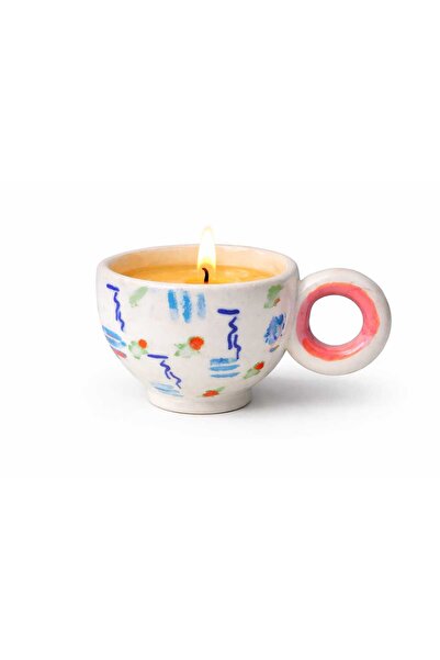 Cogo Seramik El Yapımı Seramik Mumluk – Japon Minimal Stil | Dekoratif Mum