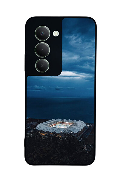 Aksel Kılıf متوافق مع هاتف Xiaomi Redmi 15 5G مطبوع، أسود غير لامع، سيليكون ن...