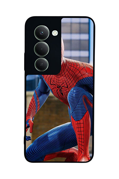 Aksel Kılıf متوافق مع هاتف Xiaomi Redmi 15 5G مطبوع، أسود غير لامع، سيليكون ن...