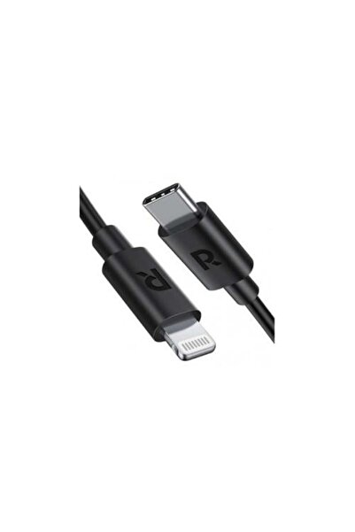 RavPower كابل شحن سريع لأجهزة آيفون بطول 3 أمتار - أسود