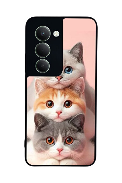 Aksel Kılıf متوافق مع هاتف Xiaomi Redmi 15 5G مطبوع، أسود غير لامع، سيليكون ن...