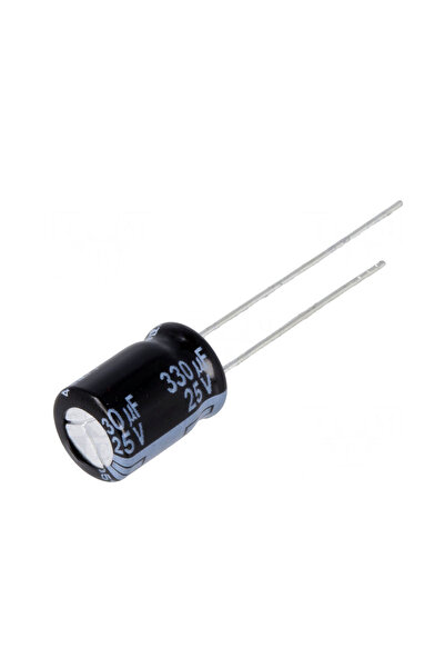 MİKROGATE 330uF 25V Elektrolitik Kondansatör 8x11.5 3.5mm 105C 10 Adet (PCS)