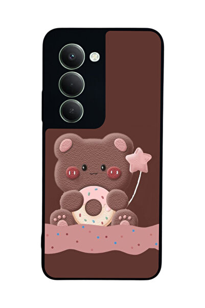 Aksel Kılıf متوافق مع هاتف Xiaomi Redmi 15 5G مطبوع، أسود غير لامع، سيليكون ن...