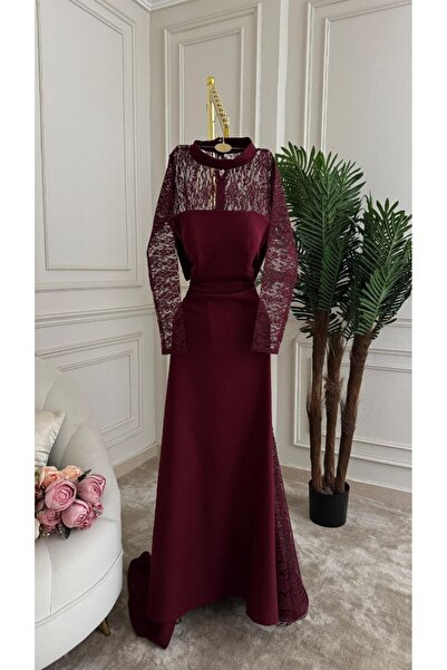 SKY dresses Burgundy lace dress