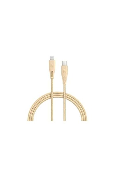 RavPower كابل شحن سريع لأجهزة آيفون بطول مترين - ذهبي