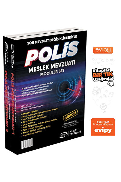 Murat Yayınları 2026 Polis Meslek Mevzuatı Komiser Yardımcılığı, Misyon Korum...