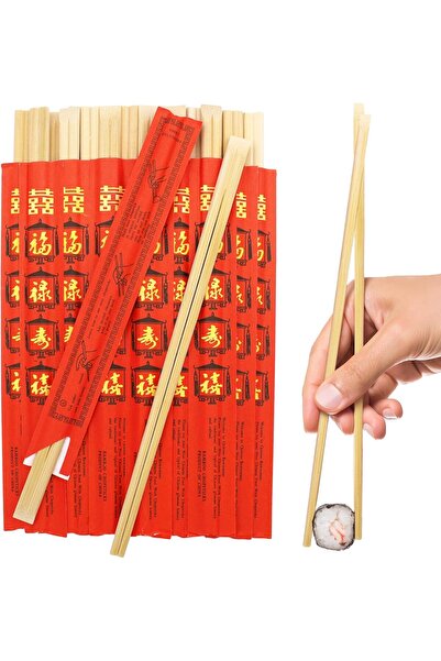 Muhtelif Chopsticks with Red Case (25Pcs)