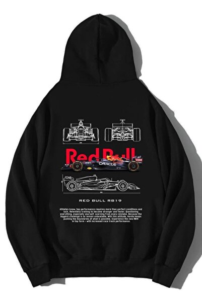 oneagılyazı Unisex Oversized Red-Bull Rb19 -Hoodie-
