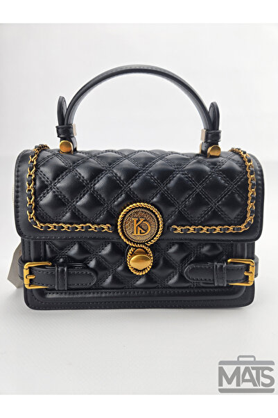 DSN Kapitone Kemer Tokalı Aksesuarlı El Ve Omuz Çantası