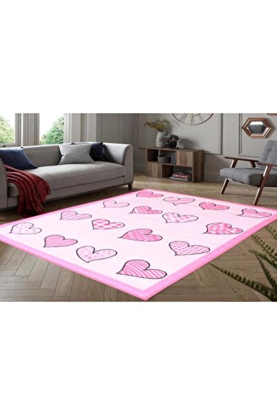 Or Heart Print Rug in Distinctive Colors 100 x 150 cm