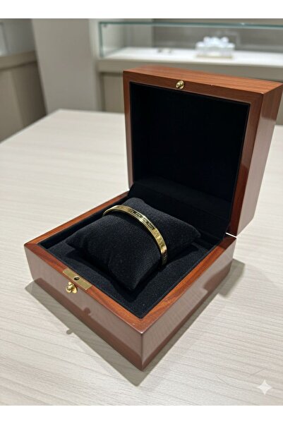 ELVİORA STORE Gold Color Women's Card Holder