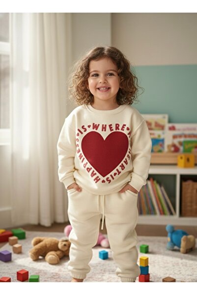 Kids 3 iplik eşofman takımı