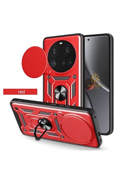 Massemr جراب سيليكون لهاتف شاومي مي 15 ألترا مع حلقة عدسة تانك، غطاء فاخر ممت...