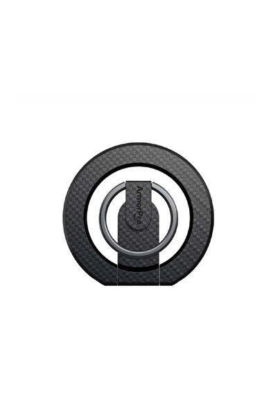 ArmorPro ارمور برو - مسكة جوال مغناطيسي كاربون فايبر - اسود