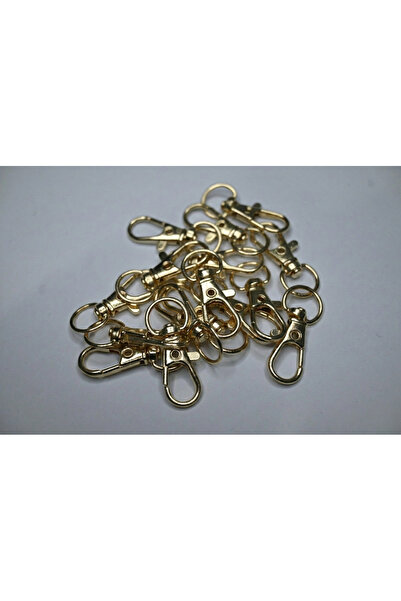 SEM AKSESUAR 0.8 CM Balık Kanca Light (GOLD) - Metal Çanta ve Cüzdan Askı Kli...