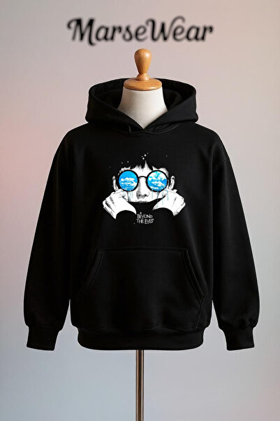 Vordevia Printed Cotton 3 Thread O Oversized K Hooded Sweatshirt