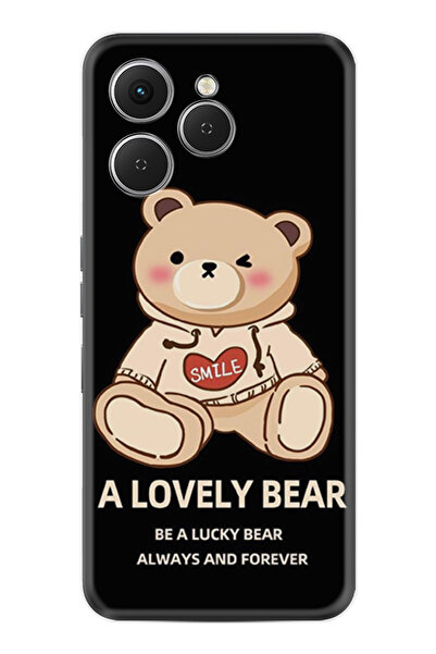 TECNO Spark 40 (Km5n) Kılıf Boutique Baskılı Resimli Lovely Bear Pcode -094