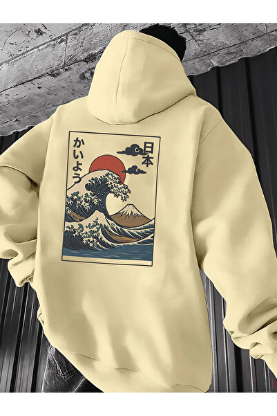 cc collection جايبون دالجا مطبوع قصة فضفاضة بغطاء رأس هوديي للجنسين