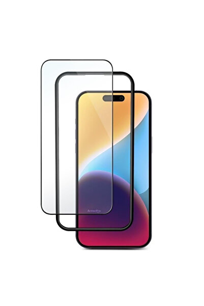 ArmorPro ارمور برو - حماية شاشة زجاج لاجهزة ايفون 15 - شفاف