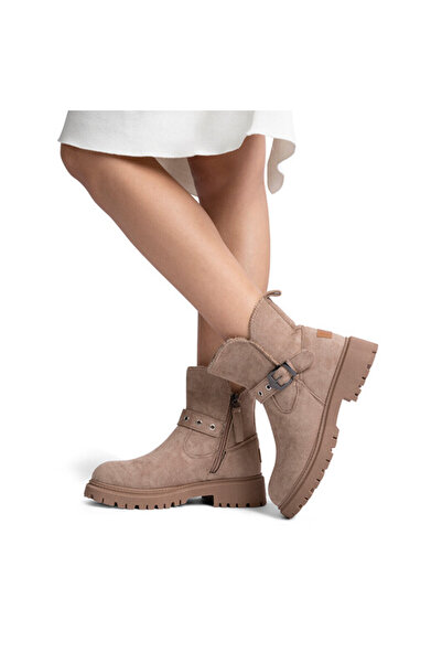 Sofia Store Women's boots made of eco-friendly suede with fur Verta