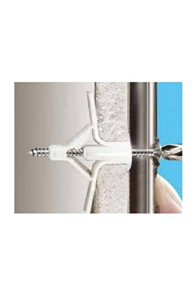 Tuna KANATLI ALÇIPAN DUBELİ KELEBEK DÜBEL 3MM 50 ADET