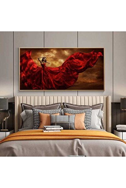 KanvasSepeti Pictură decorativă pe pânză Red & Love, pictură în ulei, textura...